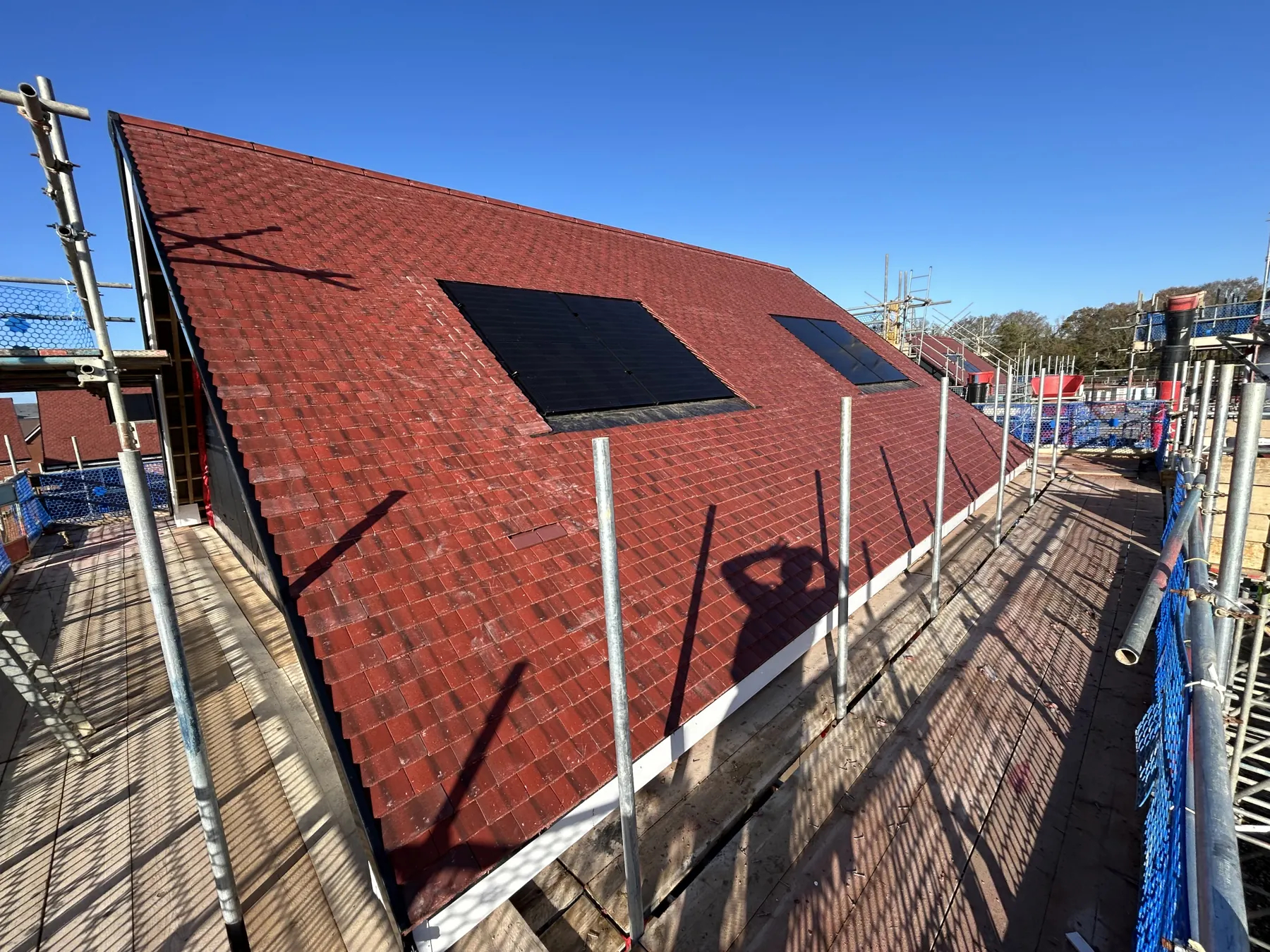Commercial roofing project