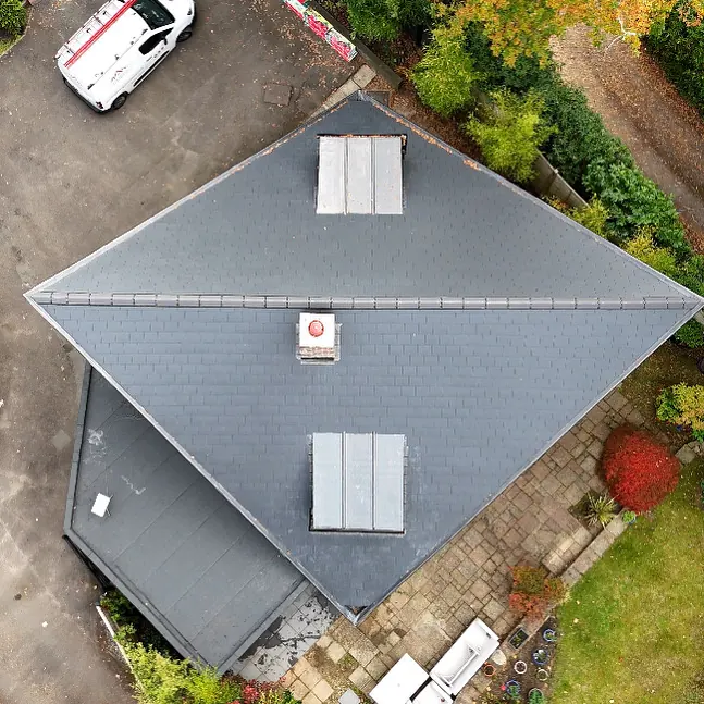 Completed roof replacement