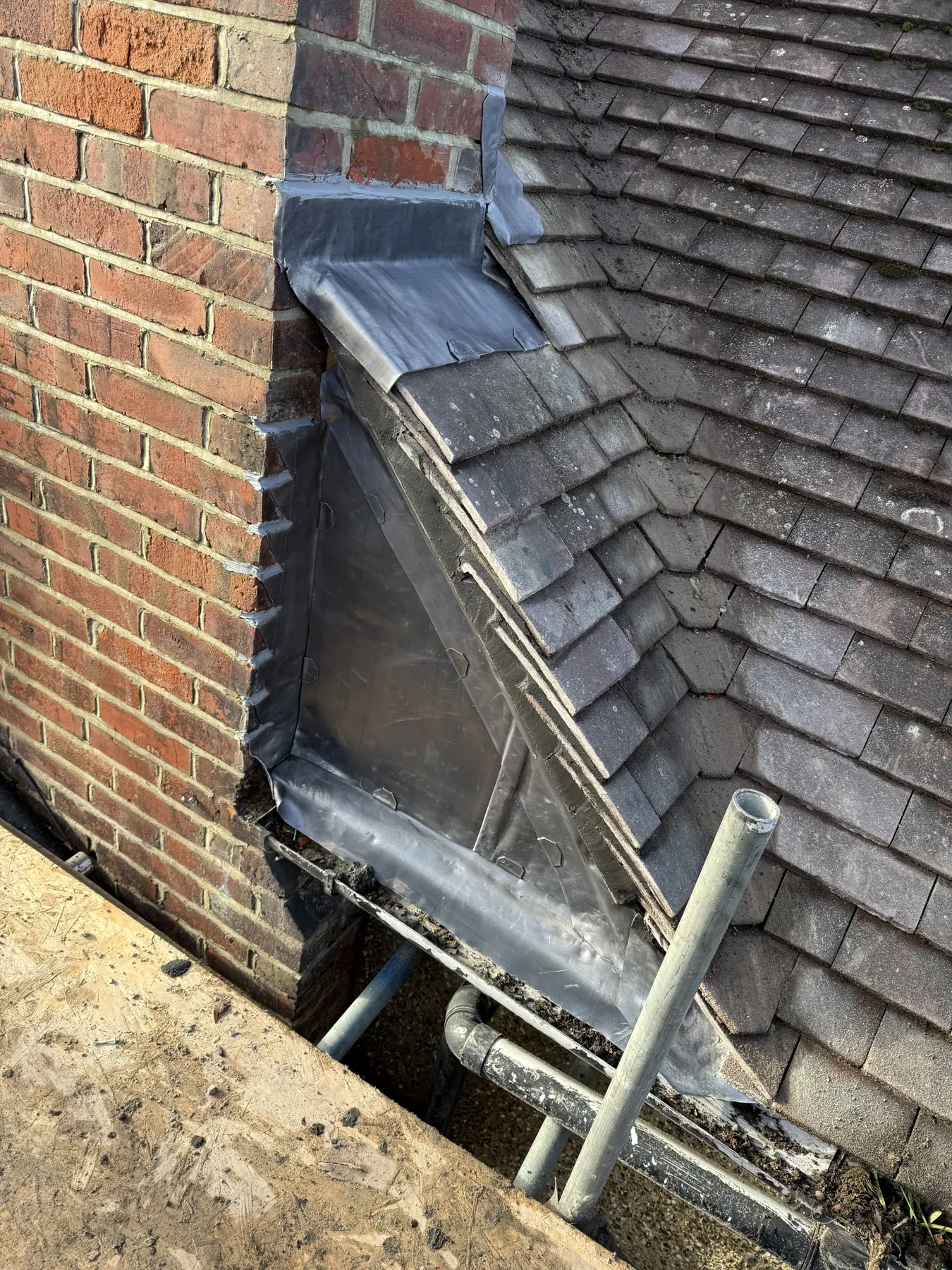 Roof repair detail