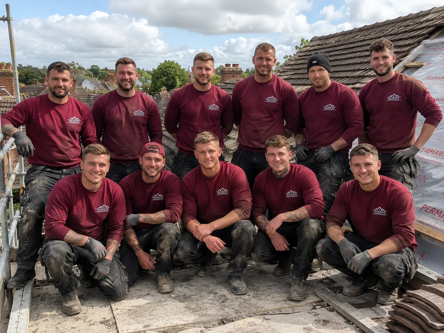 MCG Roofing Contractors roofing team